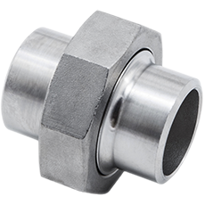 Муфта-американка плоская нержавеющая (сварка-сварка) DN008-0"1/4 DIN 2993 AISI 316