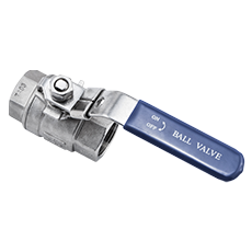 Кран шаровой нержавеющий DN080-3"0/0 F-F муфтовый 2pcs PN63 / WOG1000 AISI 316 / 1.4401