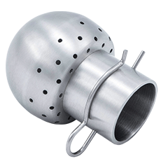 Головка моющая нержавеющая DN050/028,2 DIN 11851 120 град. под клипсу AISI 316L / 1.4404