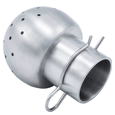 Головка моющая нержавеющая DN090/040,5 DIN 11851 180 град. под клипсу AISI 316L / 1.4404