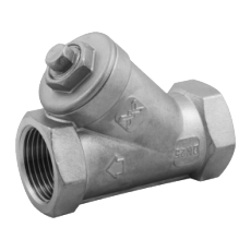 Фильтр сетчатый угловой нержавеющий DN010-0"3/8 PN40 AISI 316 / 1.4401
