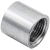 Муфта-бочонок нержавеющая DN080-3"0/0 F-F EN 10241 AISI 316 / 1.4401