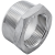 Футорка нержавеющая с шестигранной гайкой переходная DN065-2"1/2 / DN050-2"0/0 F-M ISO 4144 AISI 316 / 1.4401