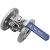 Кран шаровой фланцевый нержавеющий 2pcs DN100-4"0/0 PN16 / WOG200 AISI 316L / 1.4404
